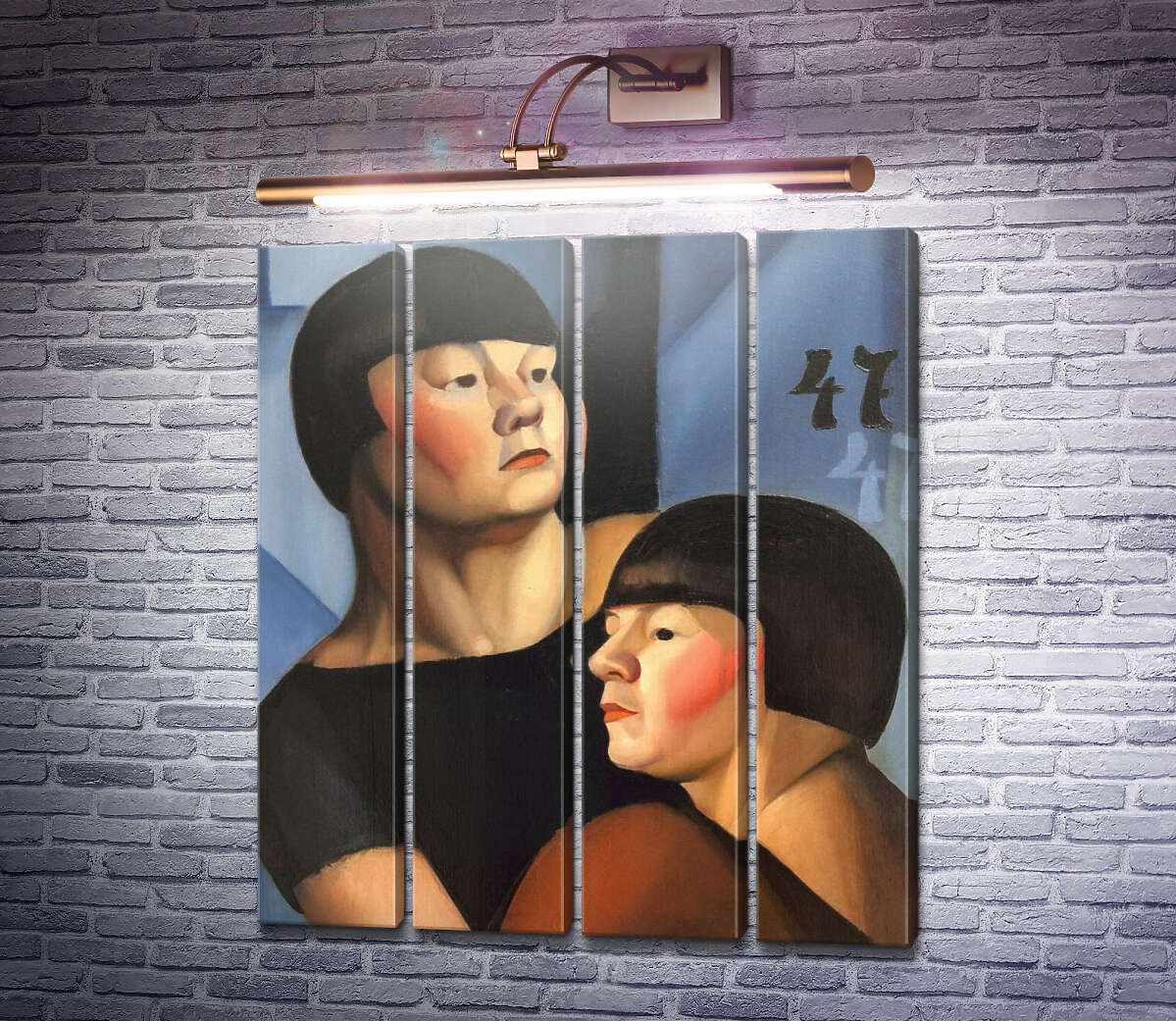 Модульна картина Подруги (Модуль №24) Тамара Лемпіцька Модульна картина Подруги (Модуль №24) Тамара Лемпіцька