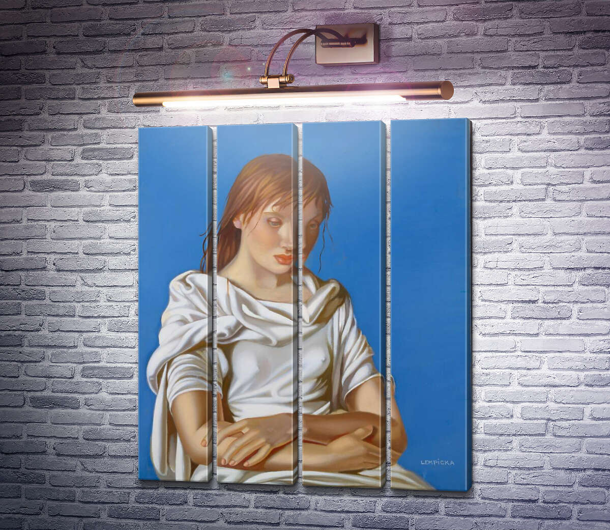 Модульная картина Женщина со скрещенными руками (Модуль №24) Тамара Лемпицка