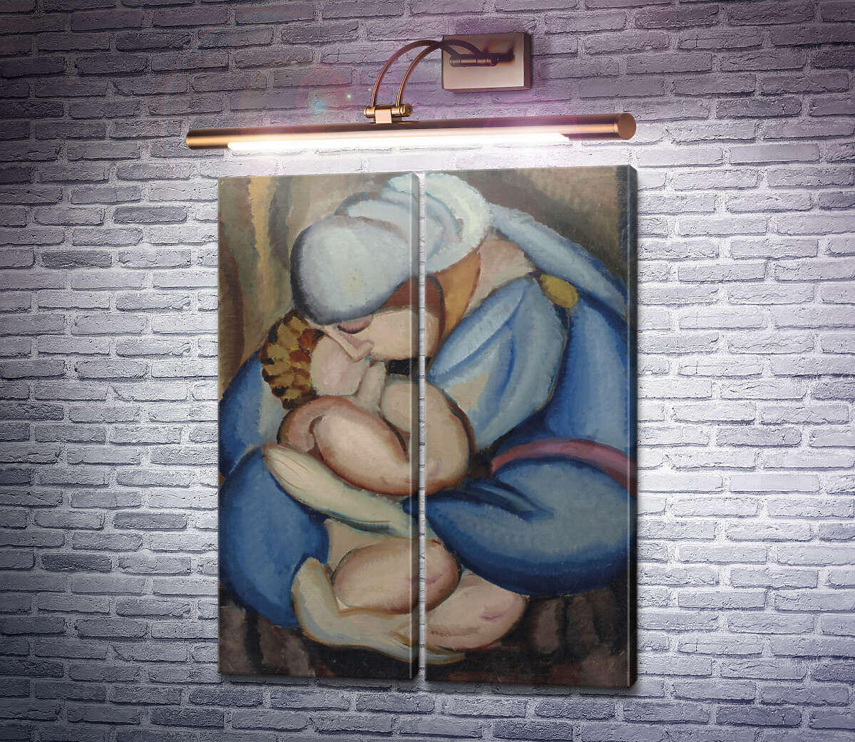Модульна картина Мати з дитиною Тамара Лемпіцька
