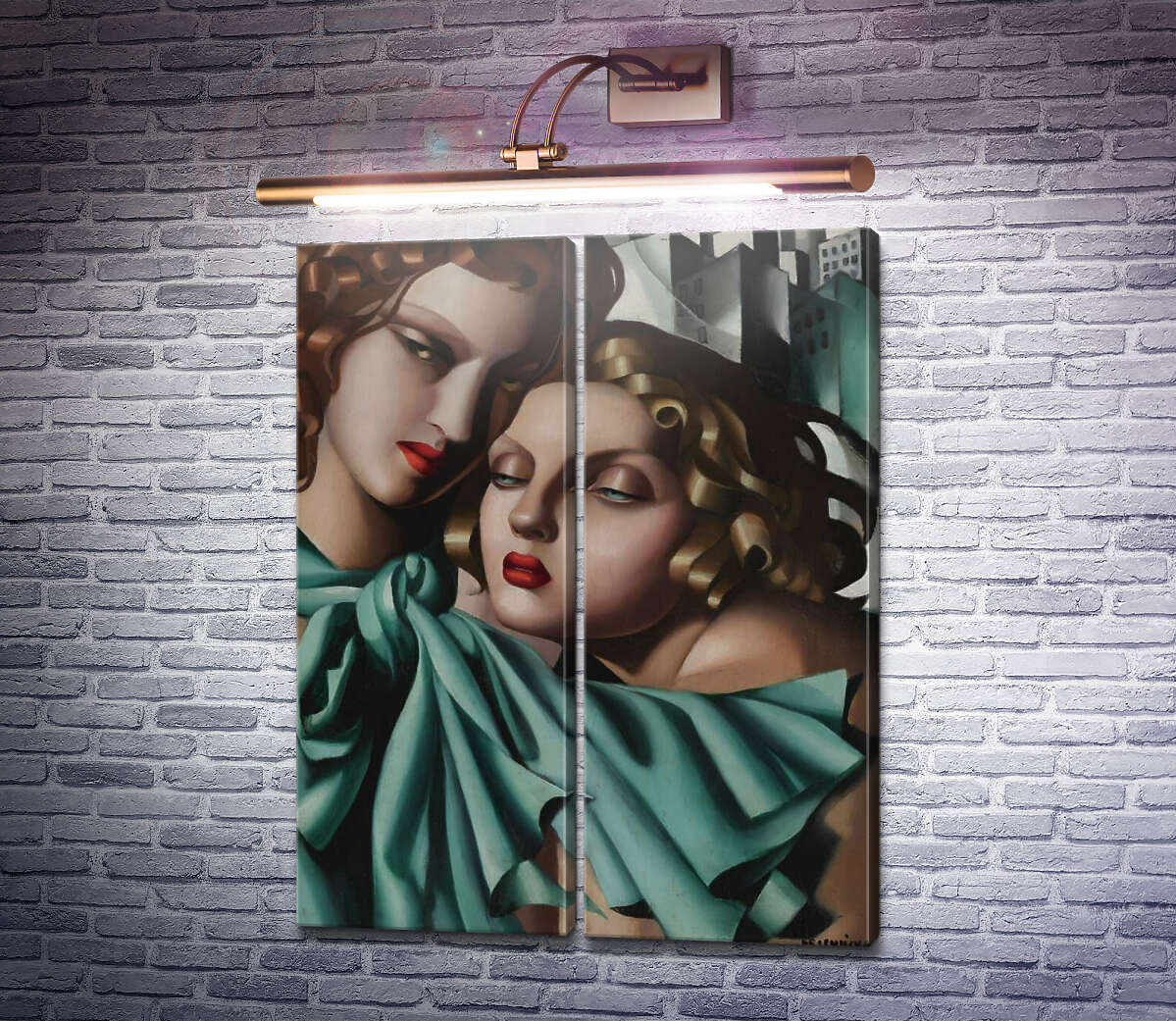 Модульна картина Дві дівчини Тамара Лемпіцька