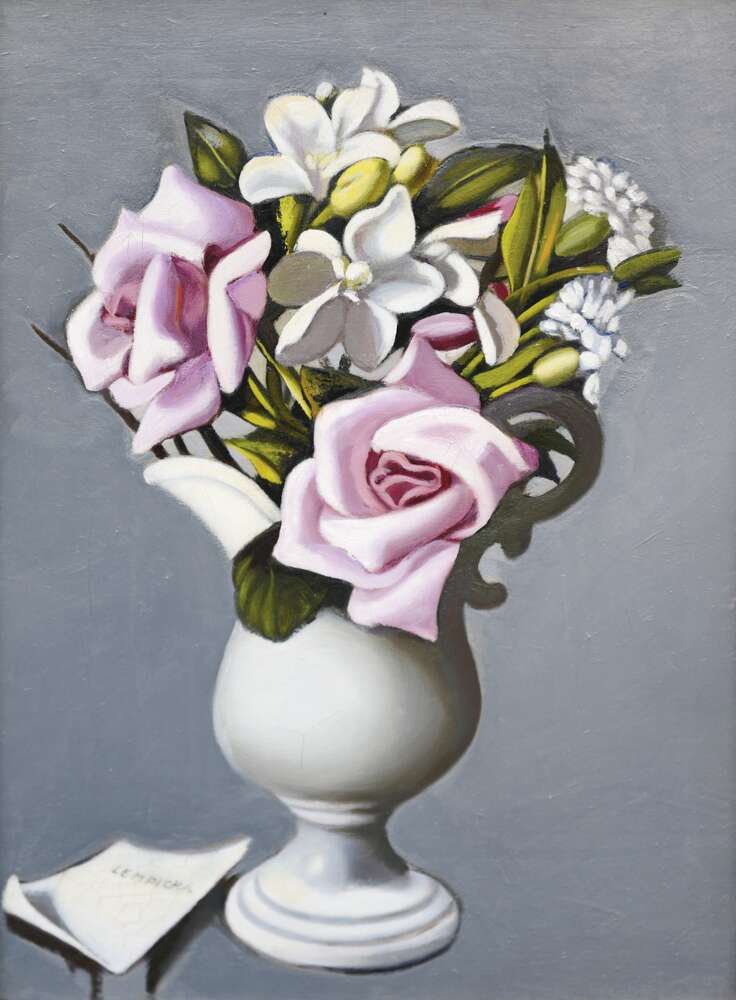 репродукція картина-постер  Ваза з квітами Тамара Лемпіцька