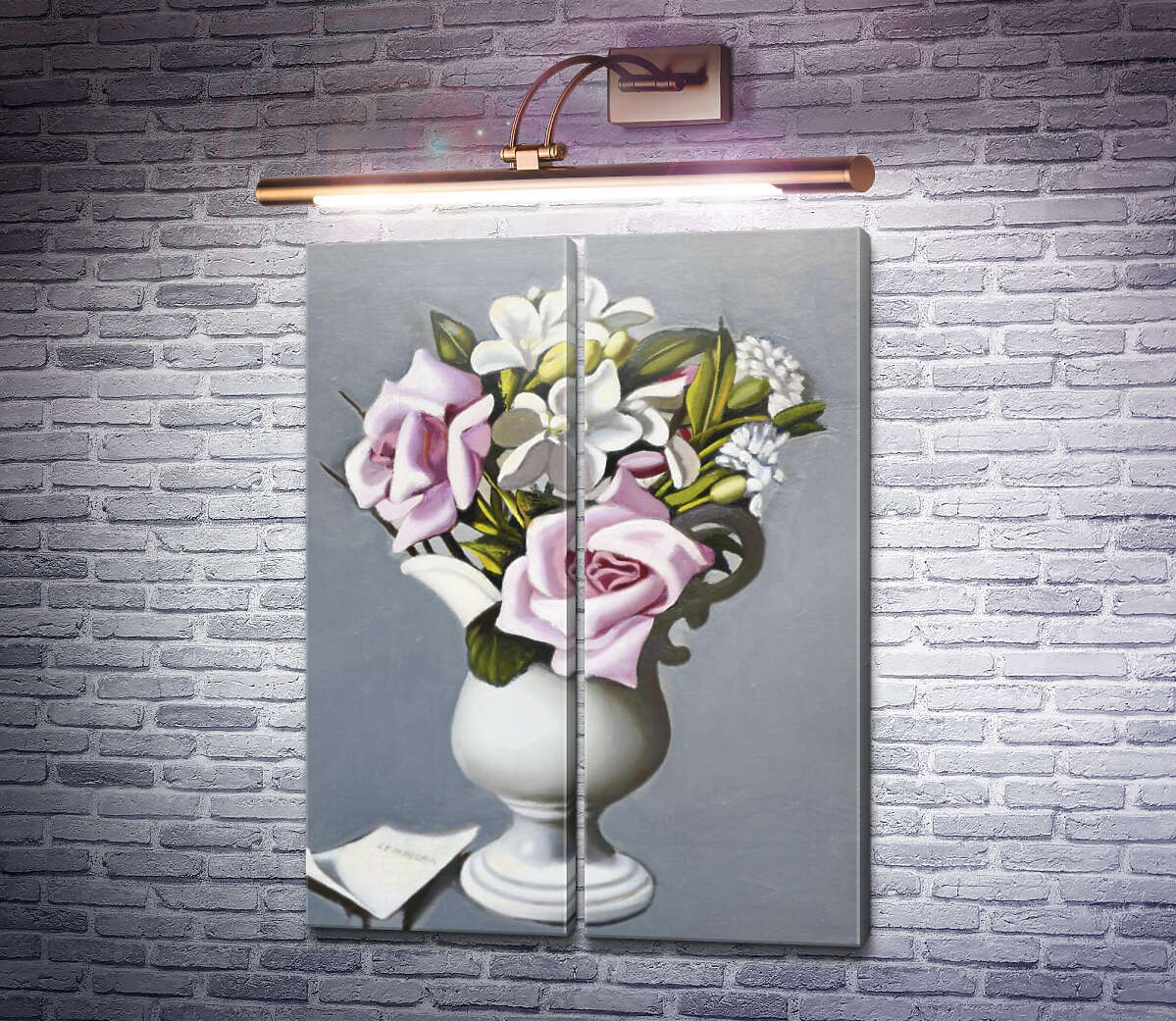 Модульна картина Ваза з квітами Тамара Лемпіцька