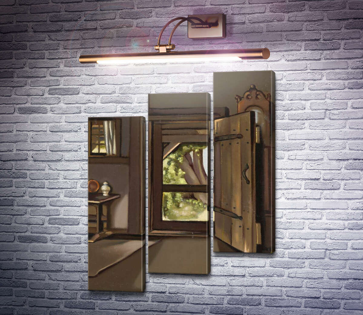 Модульна картина Двері в майстерню (Модуль №14) Тамара Лемпіцька