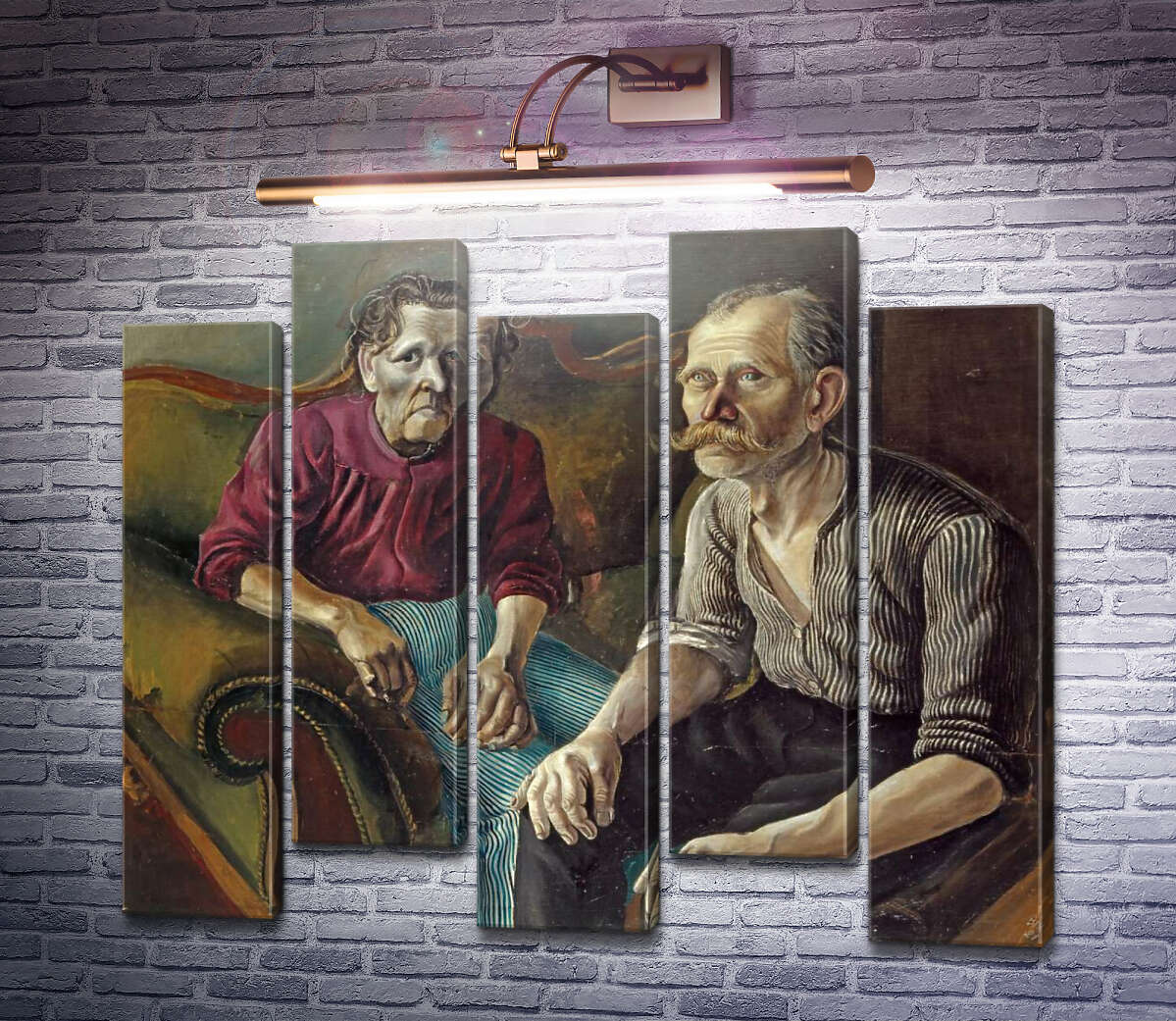 Модульная картина Портрет родителей художника (Модуль №30) Дикс Отто Модульная картина Портрет родителей художника (Модуль №30) Дикс Отто