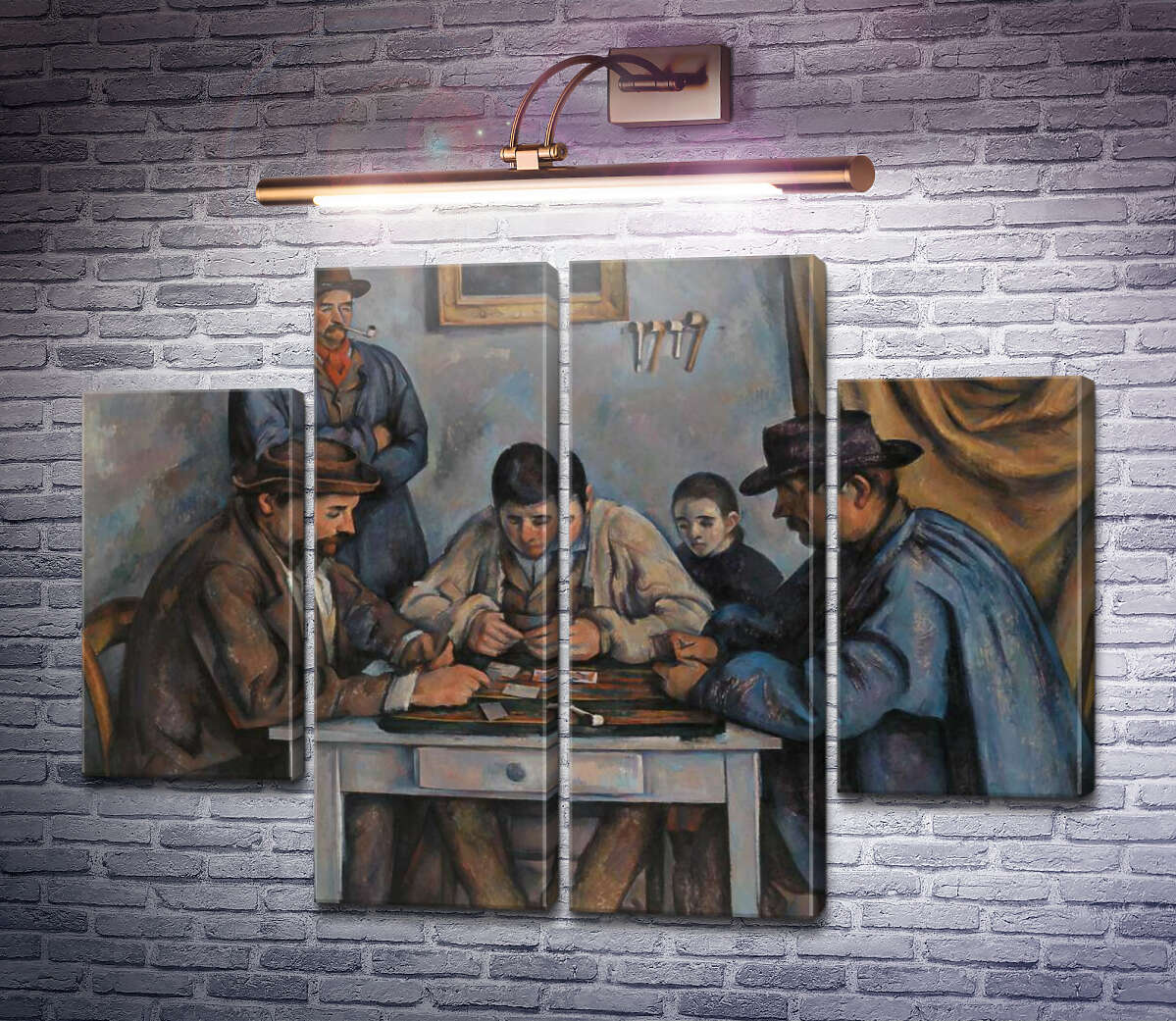 Модульна картина Картярі (Модуль №20) Поль Сезанн Модульна картина Картярі (Модуль №20) Поль Сезанн