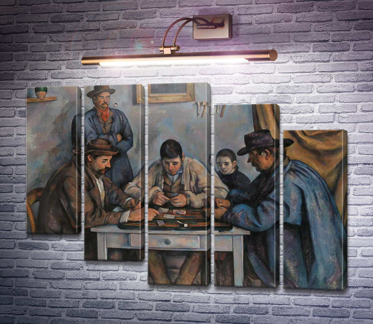 Модульна картина Картярі (Модуль №28) Поль Сезанн Модульна картина Картярі (Модуль №28) Поль Сезанн