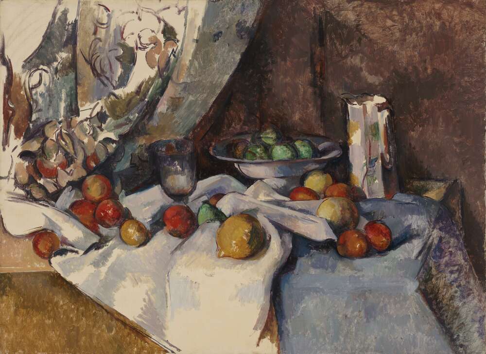 репродукція картина-постер  Натюрморт з яблуками Поль Сезанн