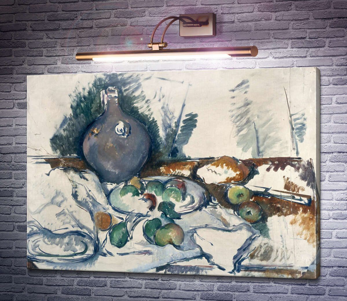 Картина Натюрморт с кувшином воды Поль Сезанн