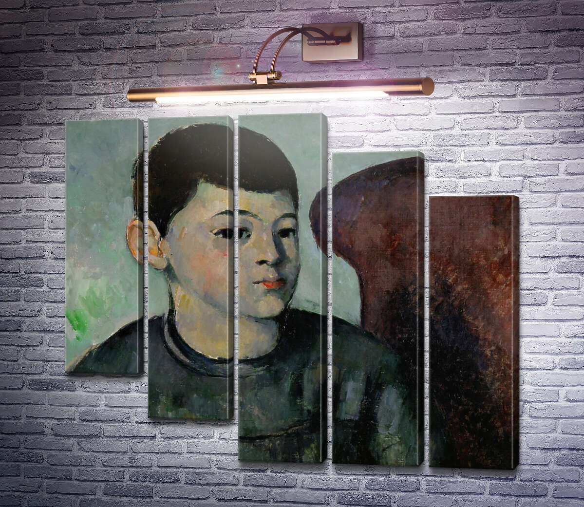 Модульна картина Портрет сина художника (Модуль №28) Поль Сезанн Модульна картина Портрет сина художника (Модуль №28) Поль Сезанн