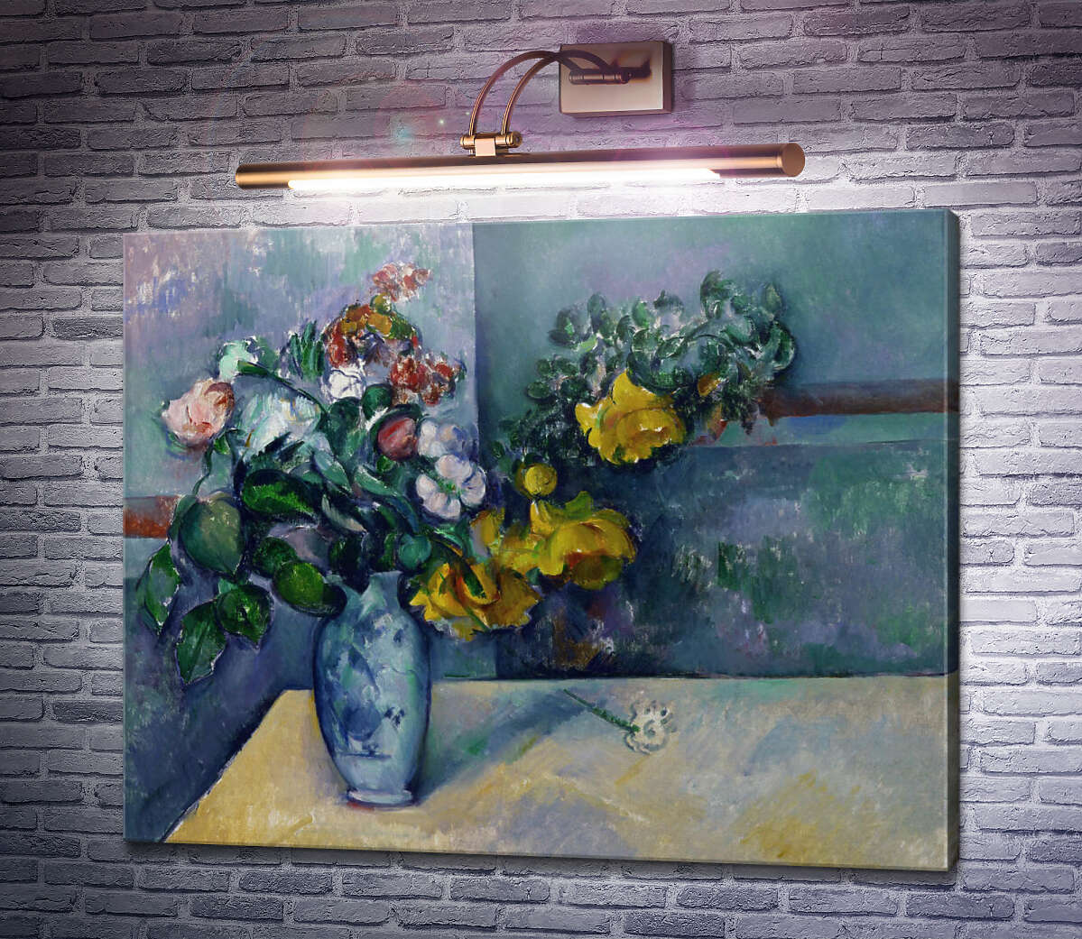 Картина Квіти в вазі Поль Сезанн