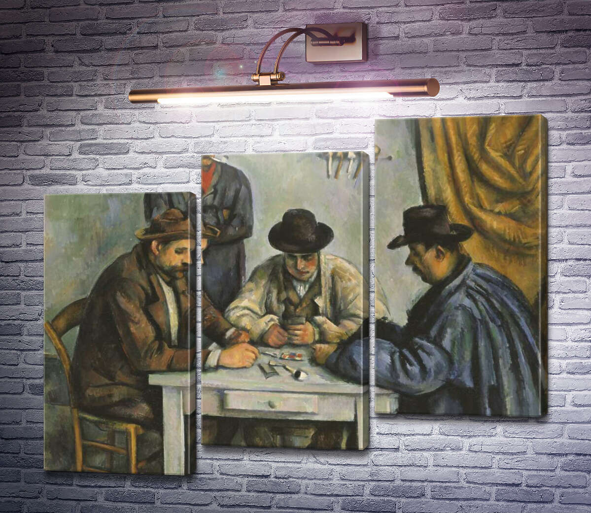 Модульна картина Картярі (Модуль №14) Поль Сезанн Модульна картина Картярі (Модуль №14) Поль Сезанн