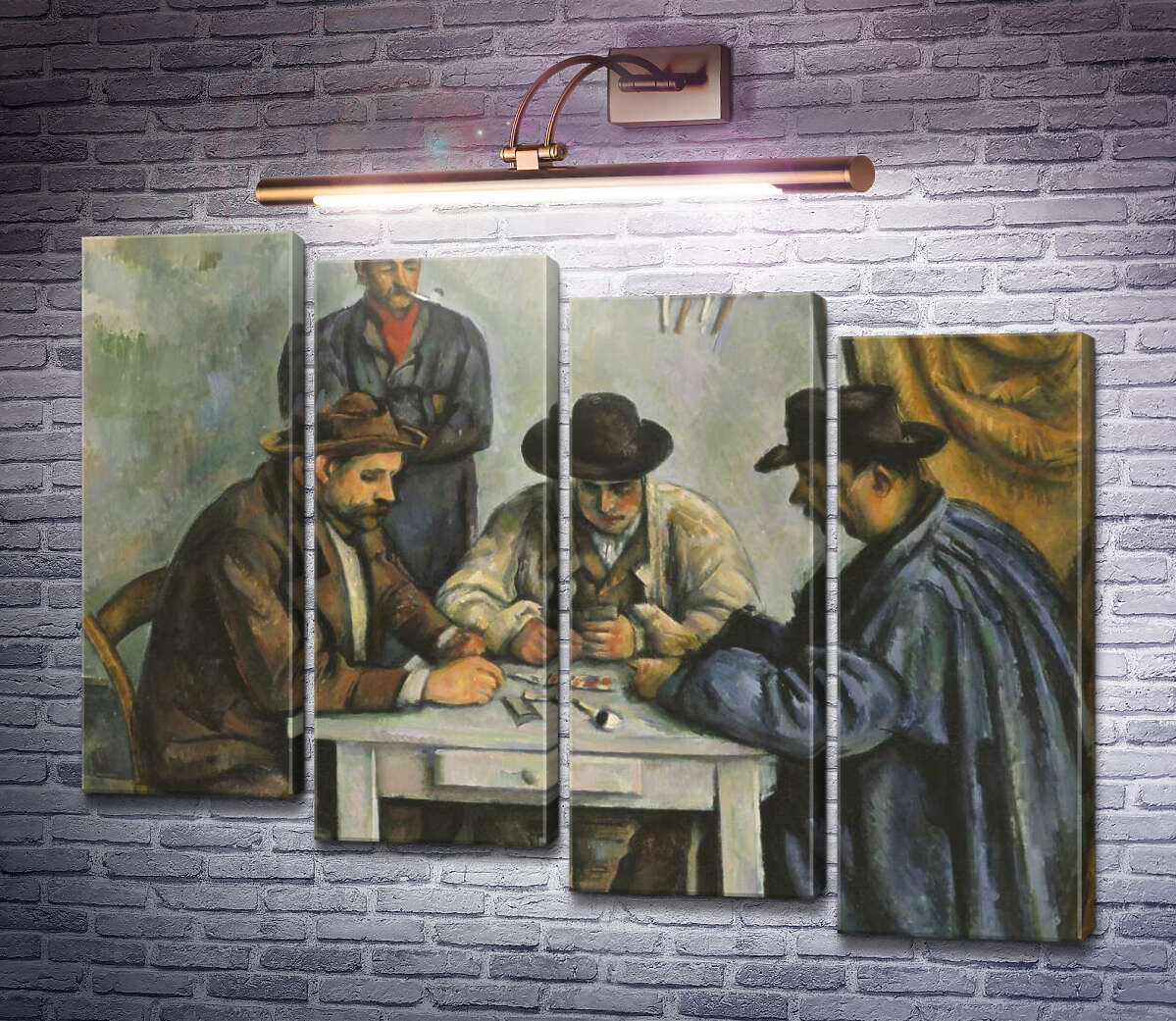 Модульна картина Картярі (Модуль №19) Поль Сезанн Модульна картина Картярі (Модуль №19) Поль Сезанн