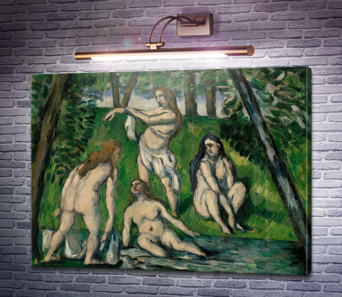Картина Чотири купальниці Поль Сезанн