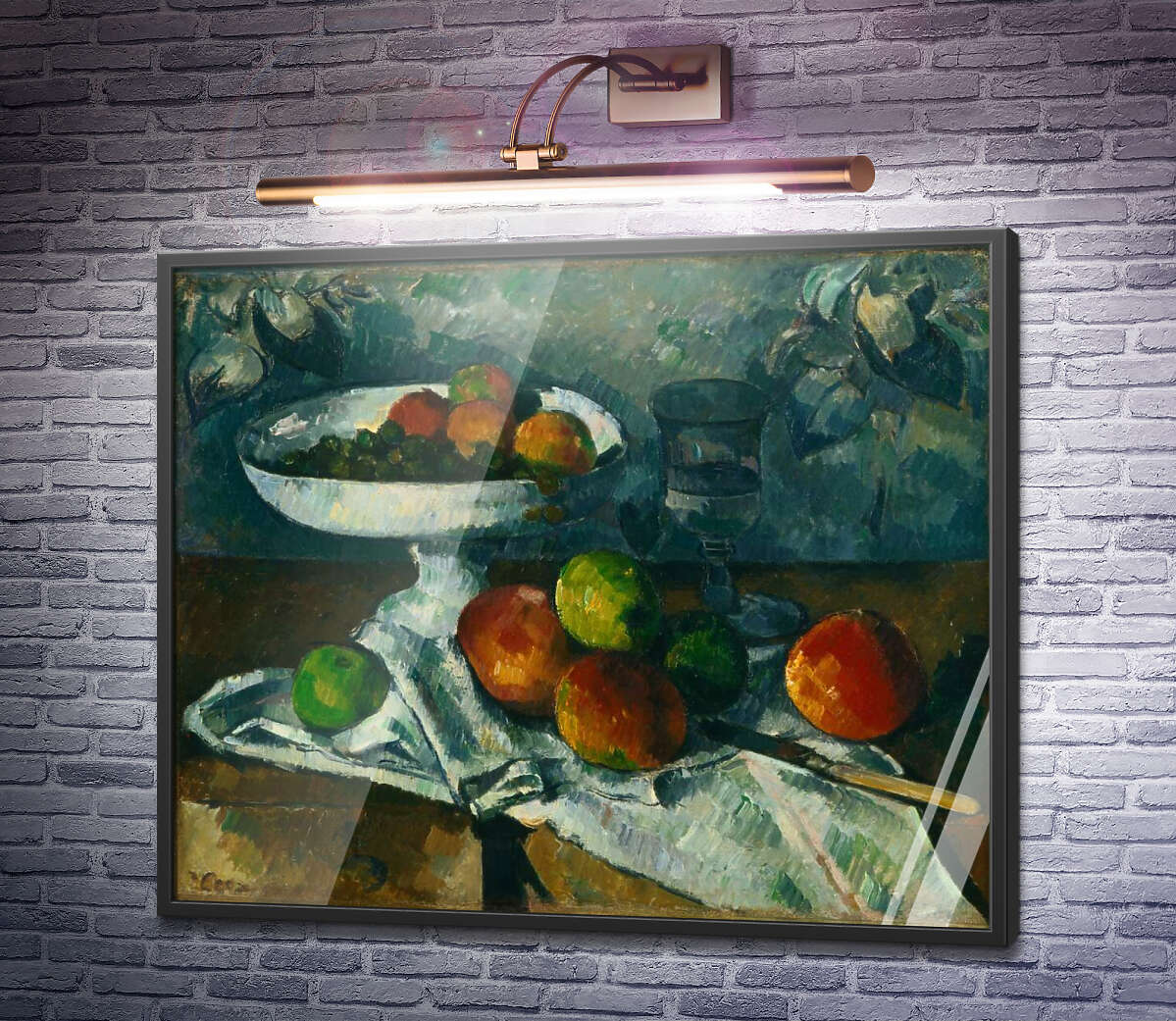 Постер Блюдо з фруктами Поль Сезанн
