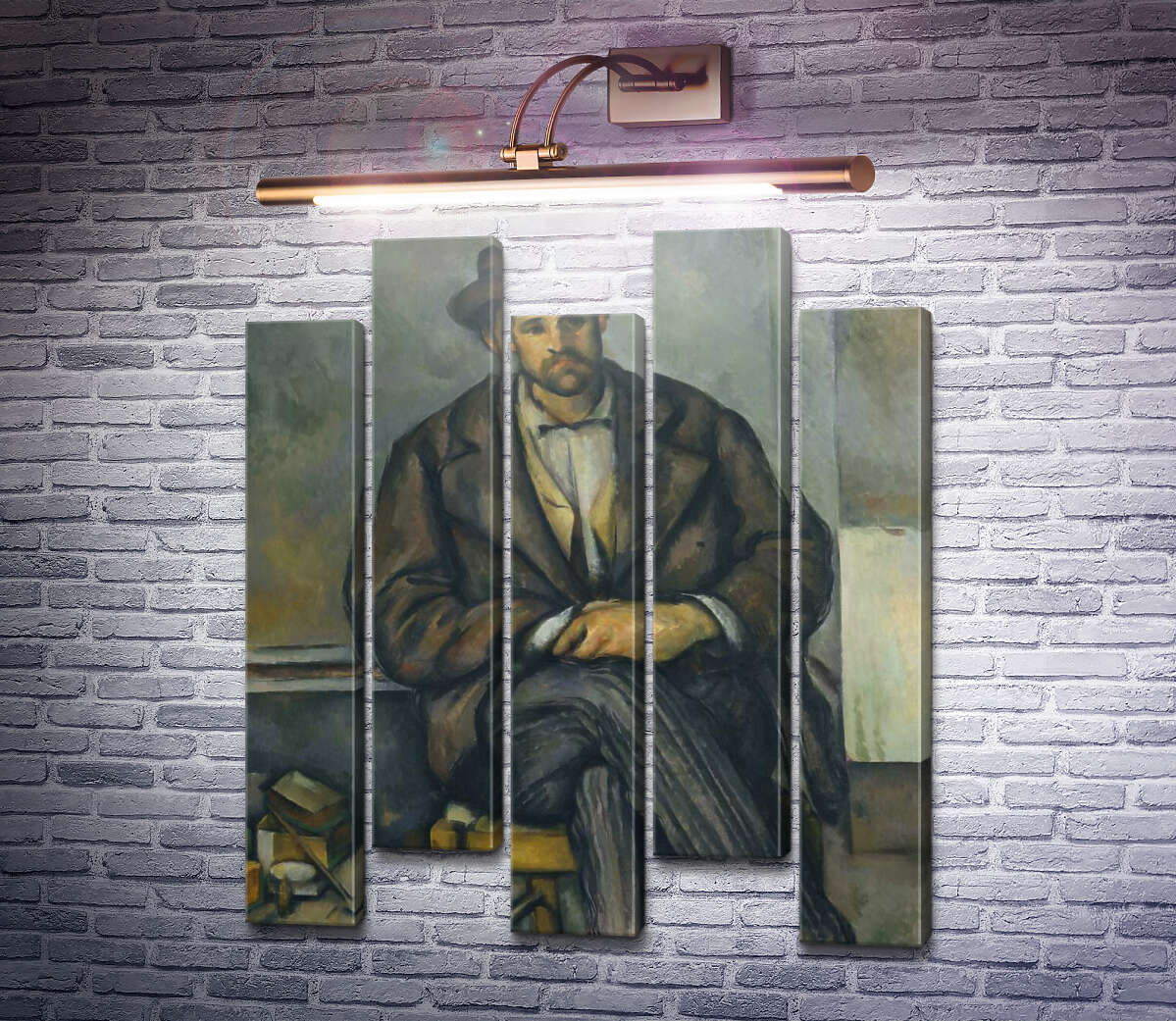 Модульна картина Портрет сидячого селянина (Модуль №30) Поль Сезанн Модульна картина Портрет сидячого селянина (Модуль №30) Поль Сезанн