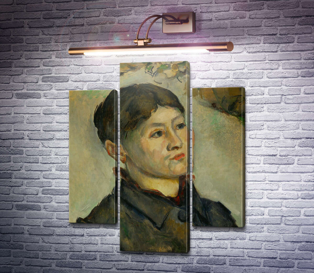 Модульна картина Портрет мадам Сезанн (Модуль №10) Поль Сезанн Модульна картина Портрет мадам Сезанн (Модуль №10) Поль Сезанн