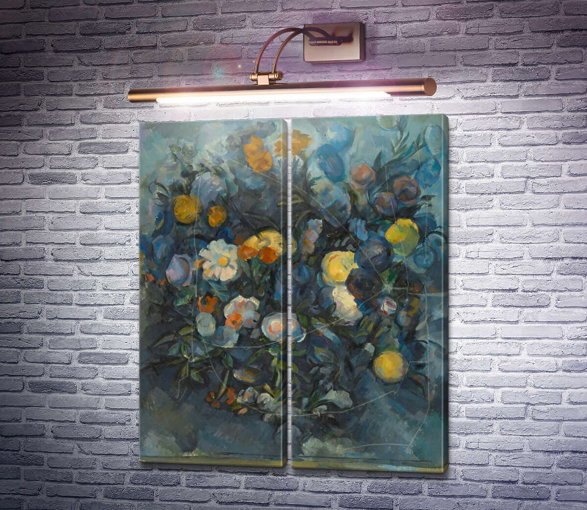 Модульная картина Цветы Поль Сезанн