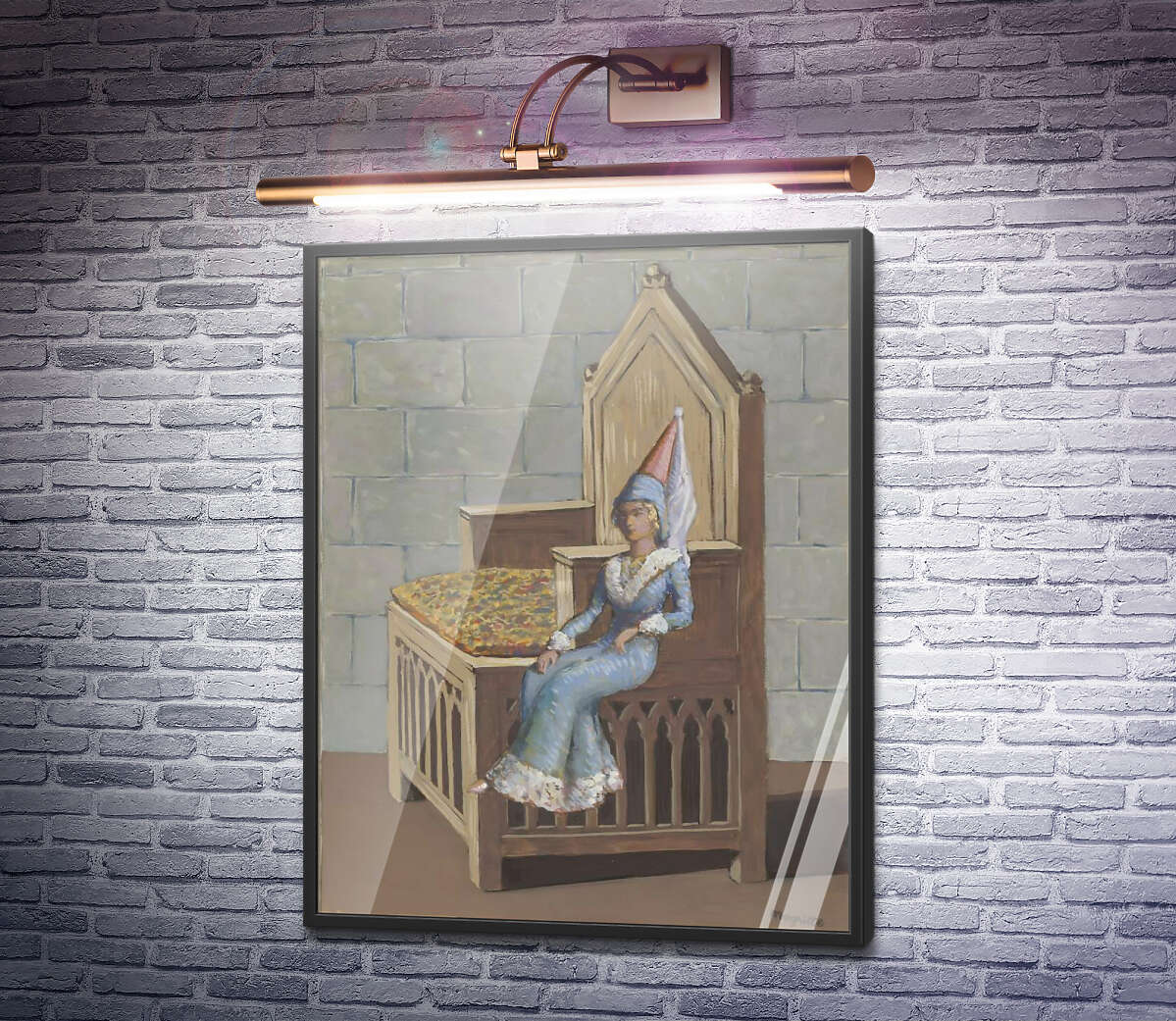 Постер Сидяча жінка. Місце під сонцем Рене Магрітт