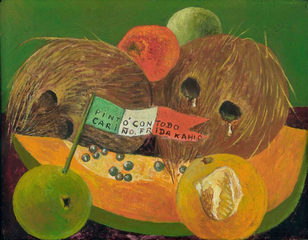 репродукція картина-постер  Плачущий кокос Фріда Кало