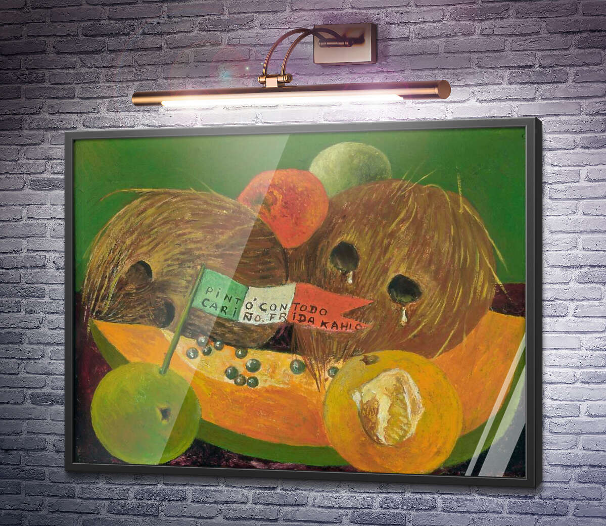 Постер Плачущий кокос Фріда Кало