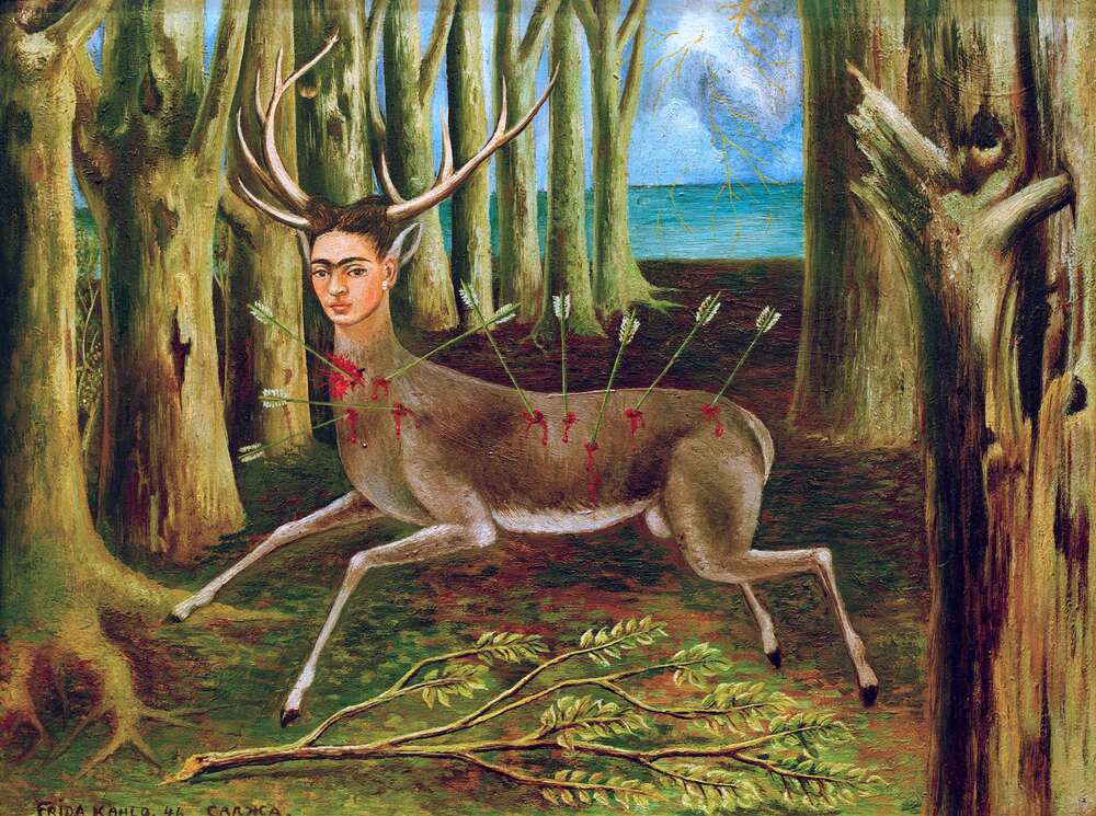 репродукція картина-постер  Поранений олень Фріда Кало