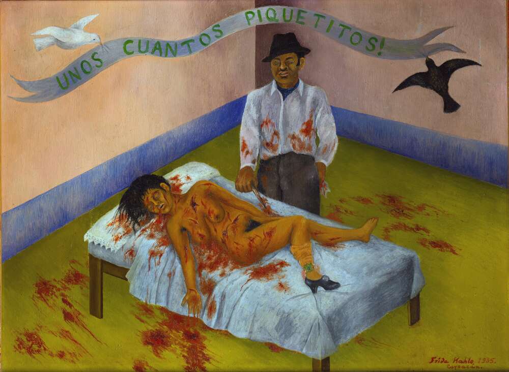репродукція картина-постер  Кілька маленьких подряпин Фріда Кало