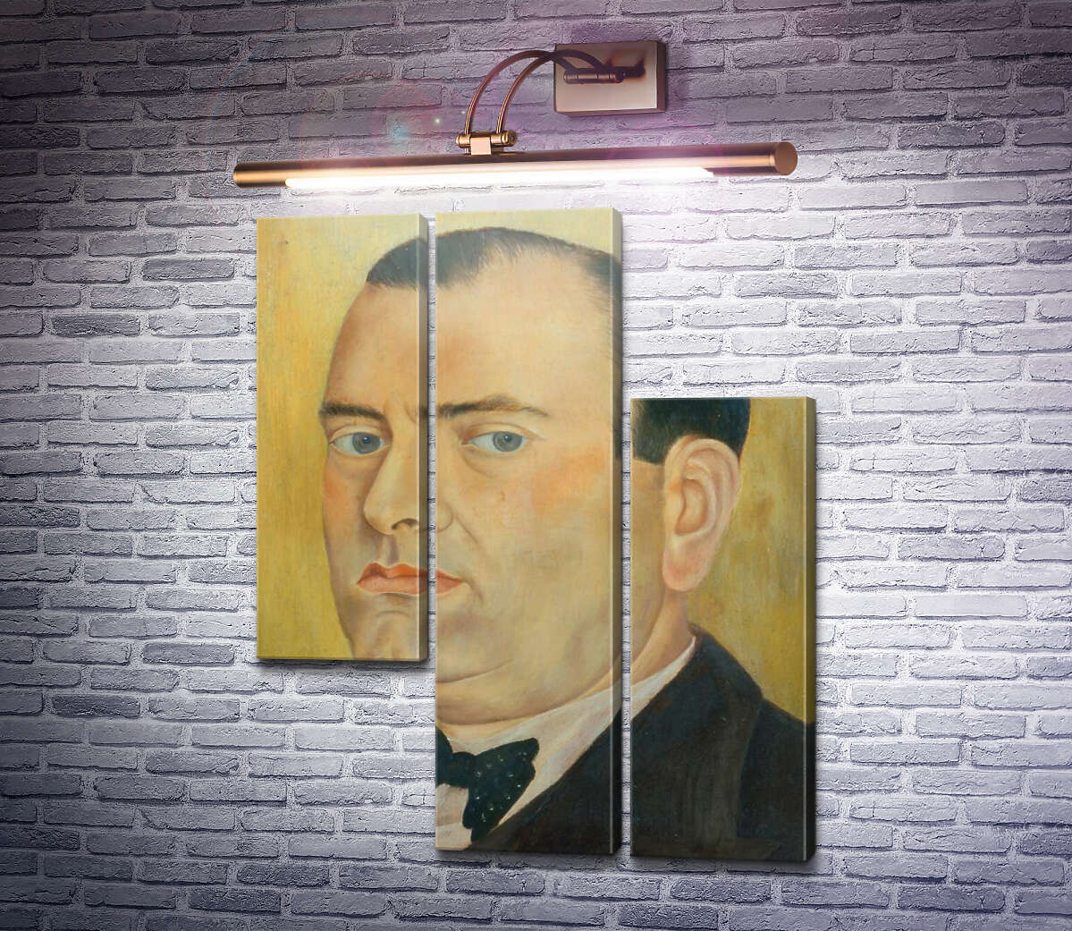 Модульна картина Портрет Альберто Місрачі (Модуль №13) Фріда Кало Модульна картина Портрет Альберто Місрачі (Модуль №13) Фріда Кало