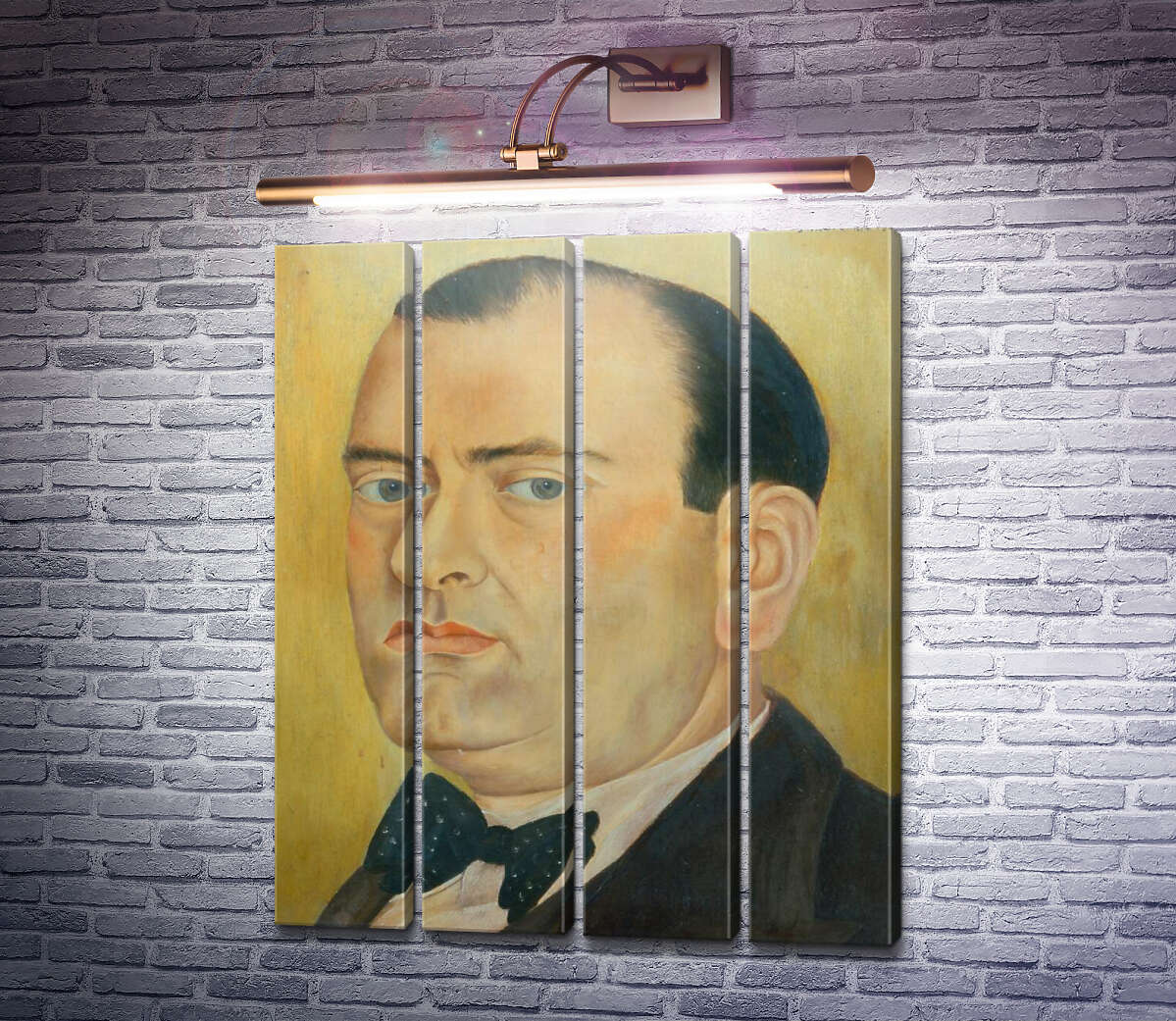 Модульна картина Портрет Альберто Місрачі (Модуль №24) Фріда Кало Модульна картина Портрет Альберто Місрачі (Модуль №24) Фріда Кало