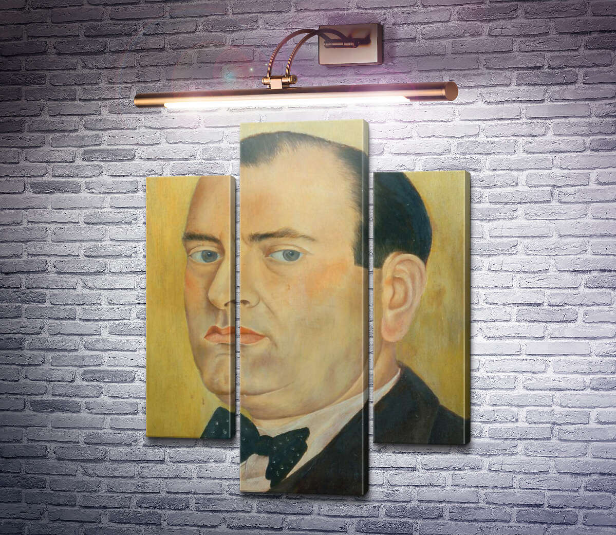 Модульная картина Портрет Альберто Мисрачи (Модуль №10) Фрида Кало Модульная картина Портрет Альберто Мисрачи (Модуль №10) Фрида Кало