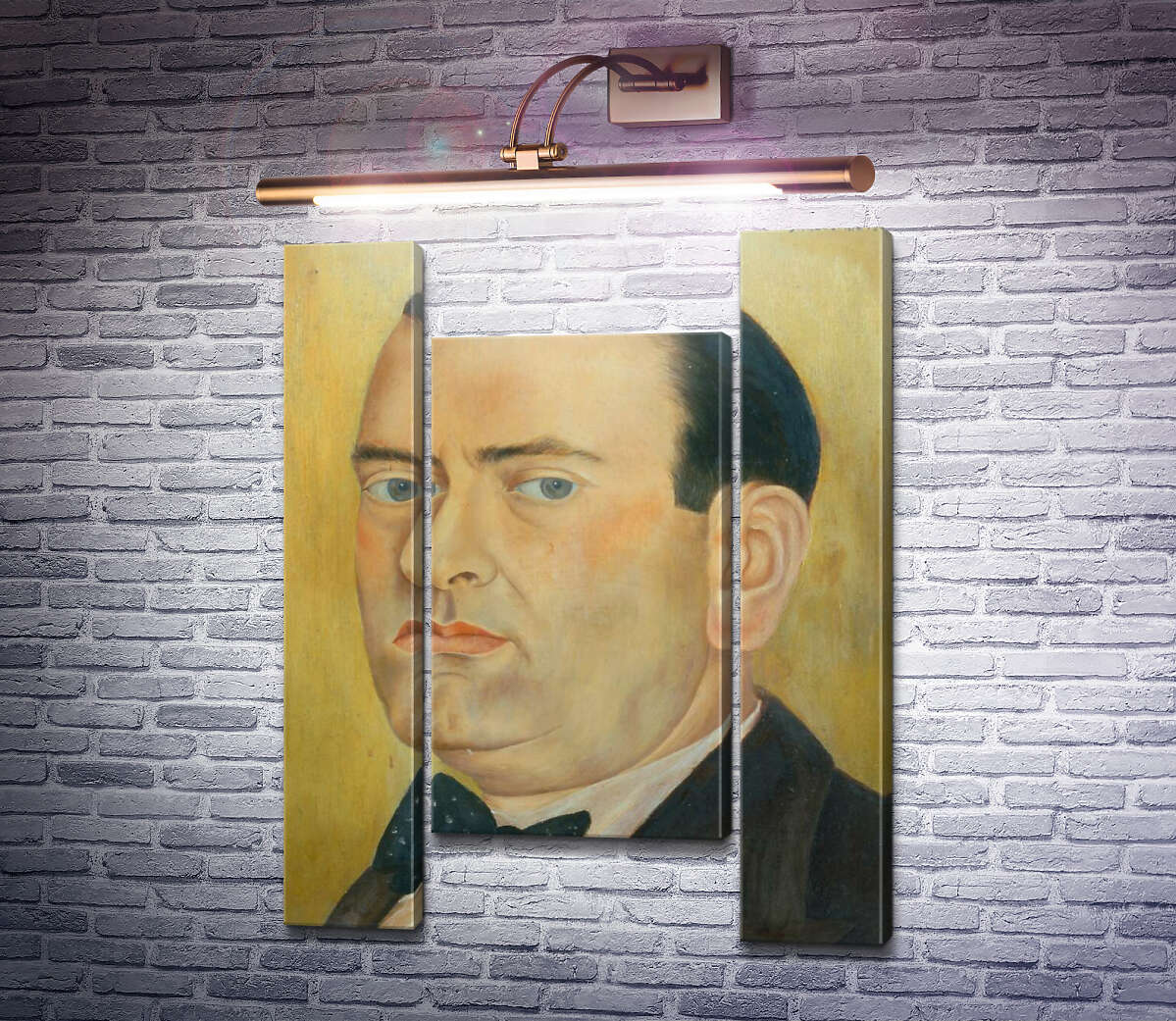 Модульная картина Портрет Альберто Мисрачи (Модуль №11) Фрида Кало Модульная картина Портрет Альберто Мисрачи (Модуль №11) Фрида Кало