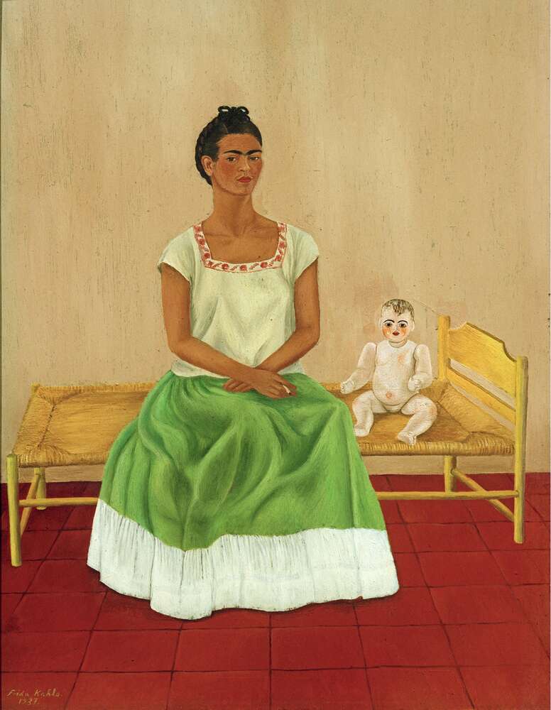 репродукція картина-постер  Моя лялька і я Фріда Кало