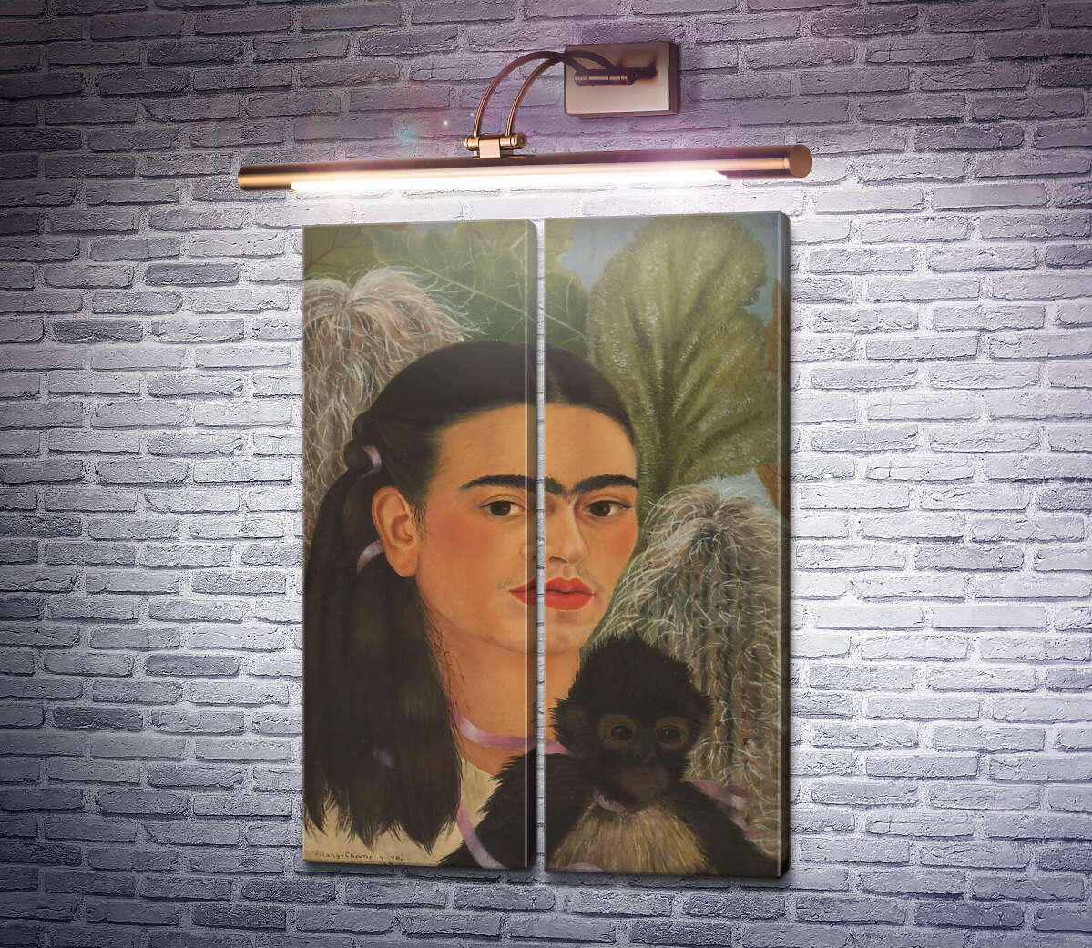 Модульна картина Фуланг-Чанг і я, 1937 Фріда Кало