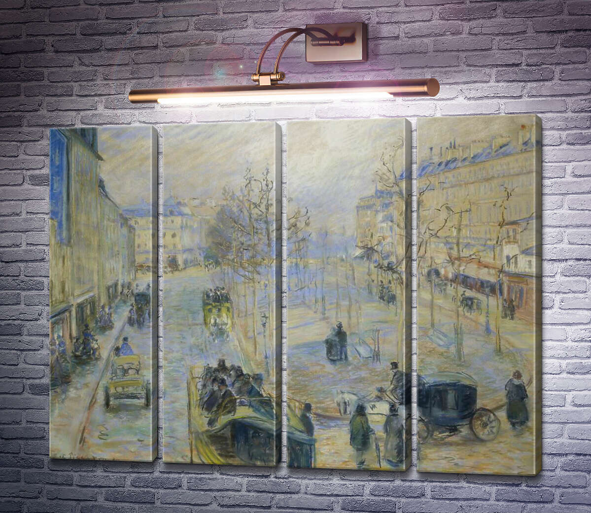 Модульна картина Бульвар Рошшуар (Модуль №24) Каміль Пісарро Модульна картина Бульвар Рошшуар (Модуль №24) Каміль Пісарро