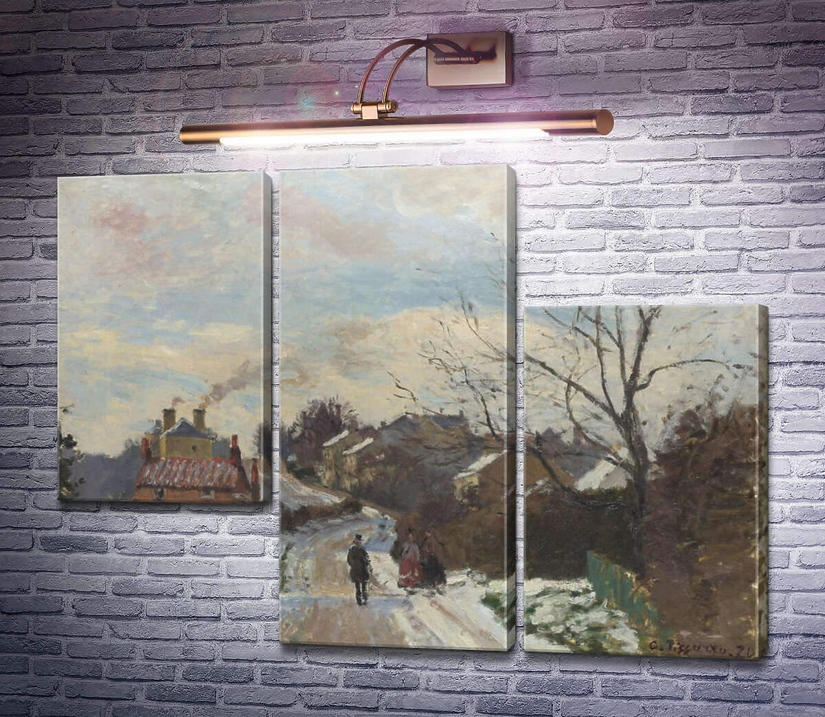 Модульная картина Пейзаж в Фокс-Хилл, Верхний Норвуд (Модуль №13) Камиль Писсарро Модульная картина Пейзаж в Фокс-Хилл, Верхний Норвуд (Модуль №13) Камиль Писсарро