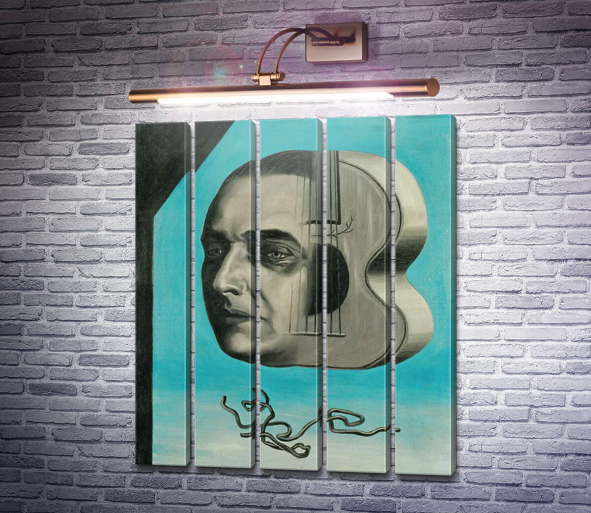 Модульна картина Портрет Павла Гюстава ван Хеке (Модуль №26) Рене Магрітт Модульна картина Портрет Павла Гюстава ван Хеке (Модуль №26) Рене Магрітт