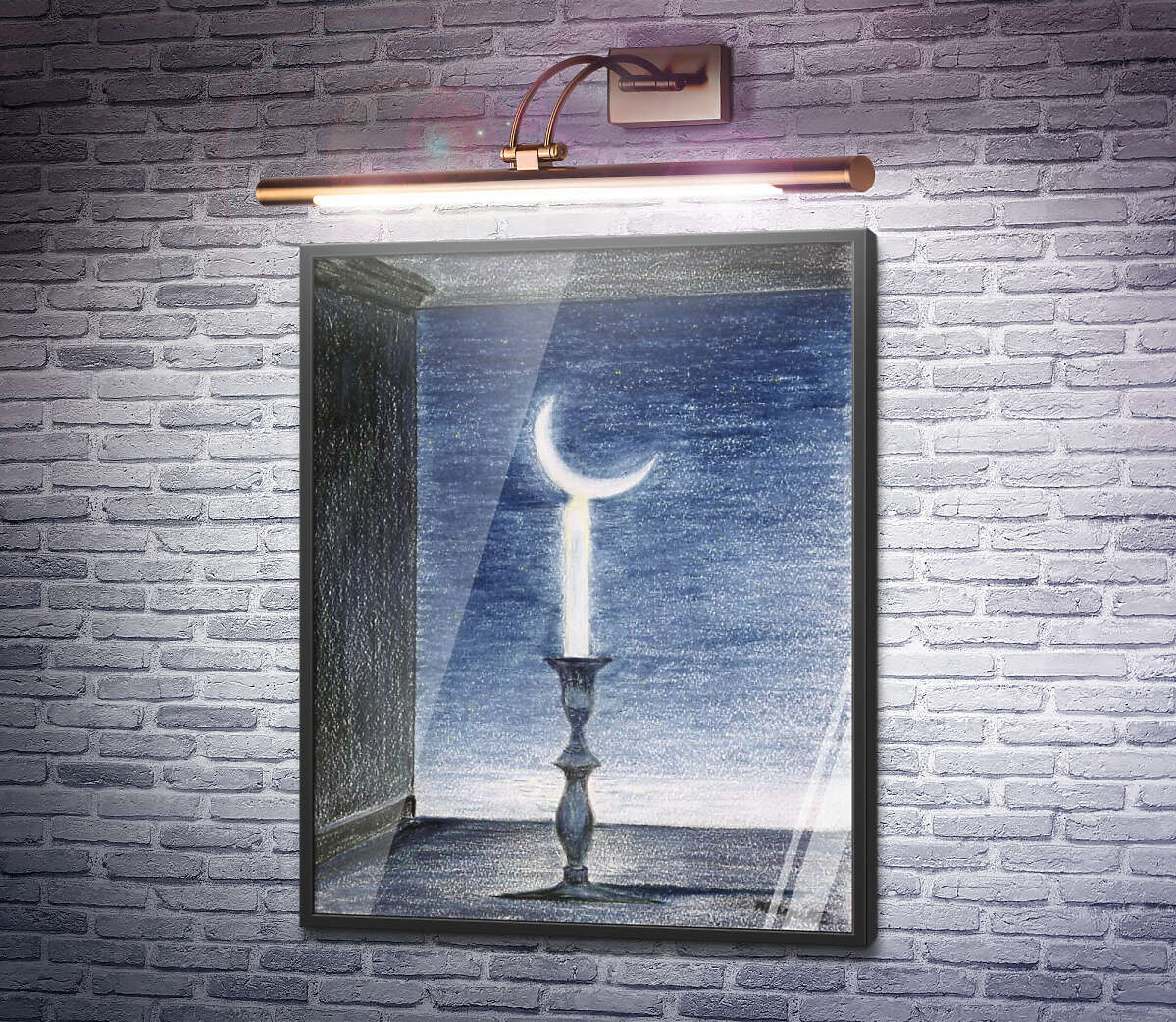 Постер Місячне світло Рене Магрітт