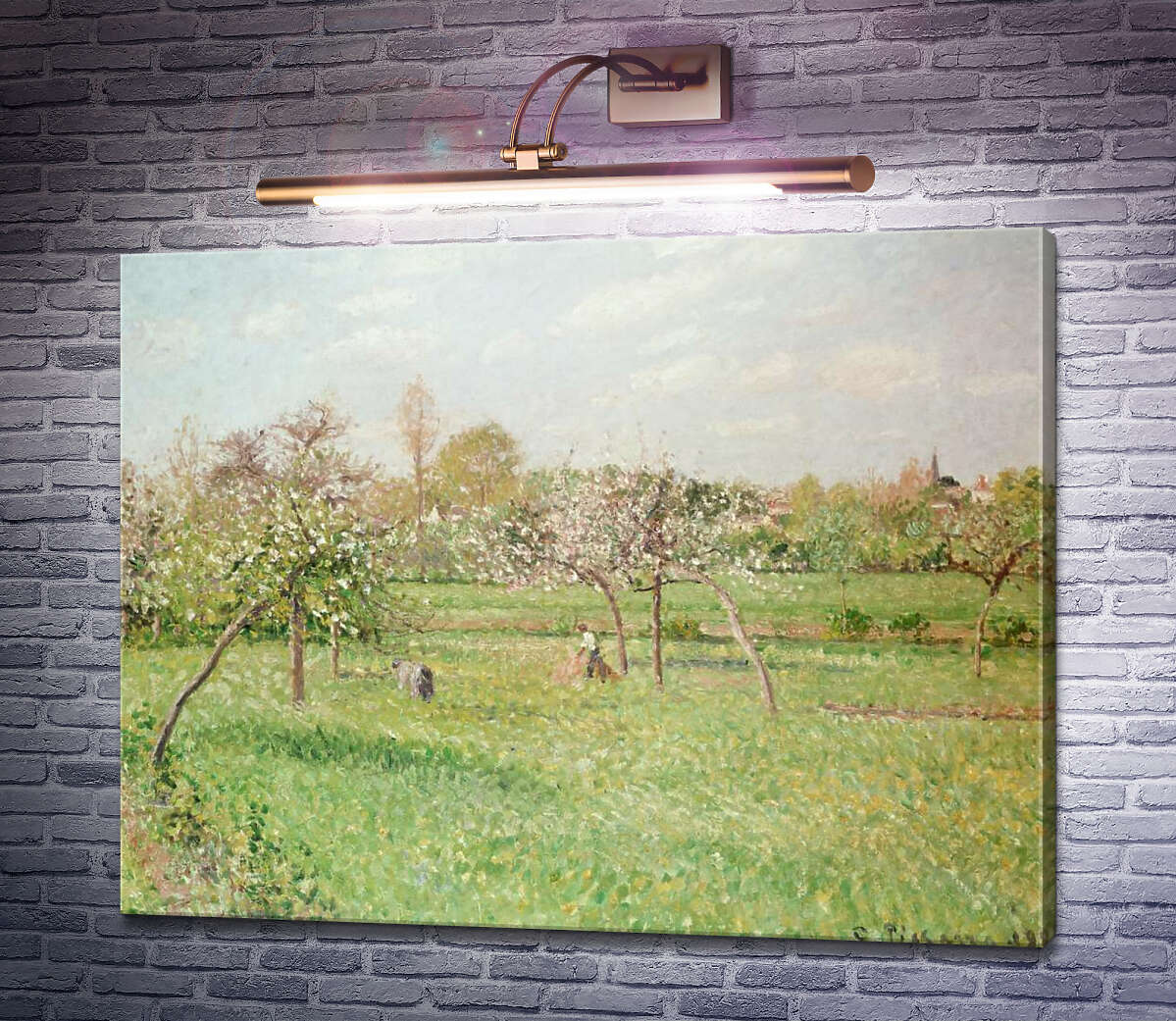 Картина Яблуні в Граньї Каміль Пісарро