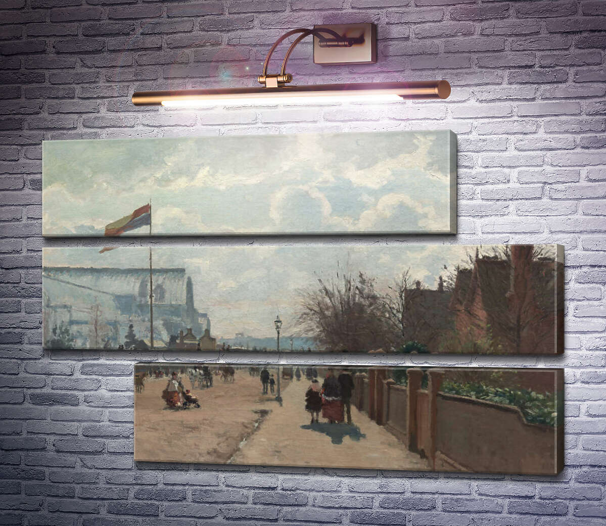 Модульна картина Кришталевий палац (Crystal Palace) (Модуль №16) Каміль Пісарро Модульна картина Кришталевий палац (Crystal Palace) (Модуль №16) Каміль Пісарро