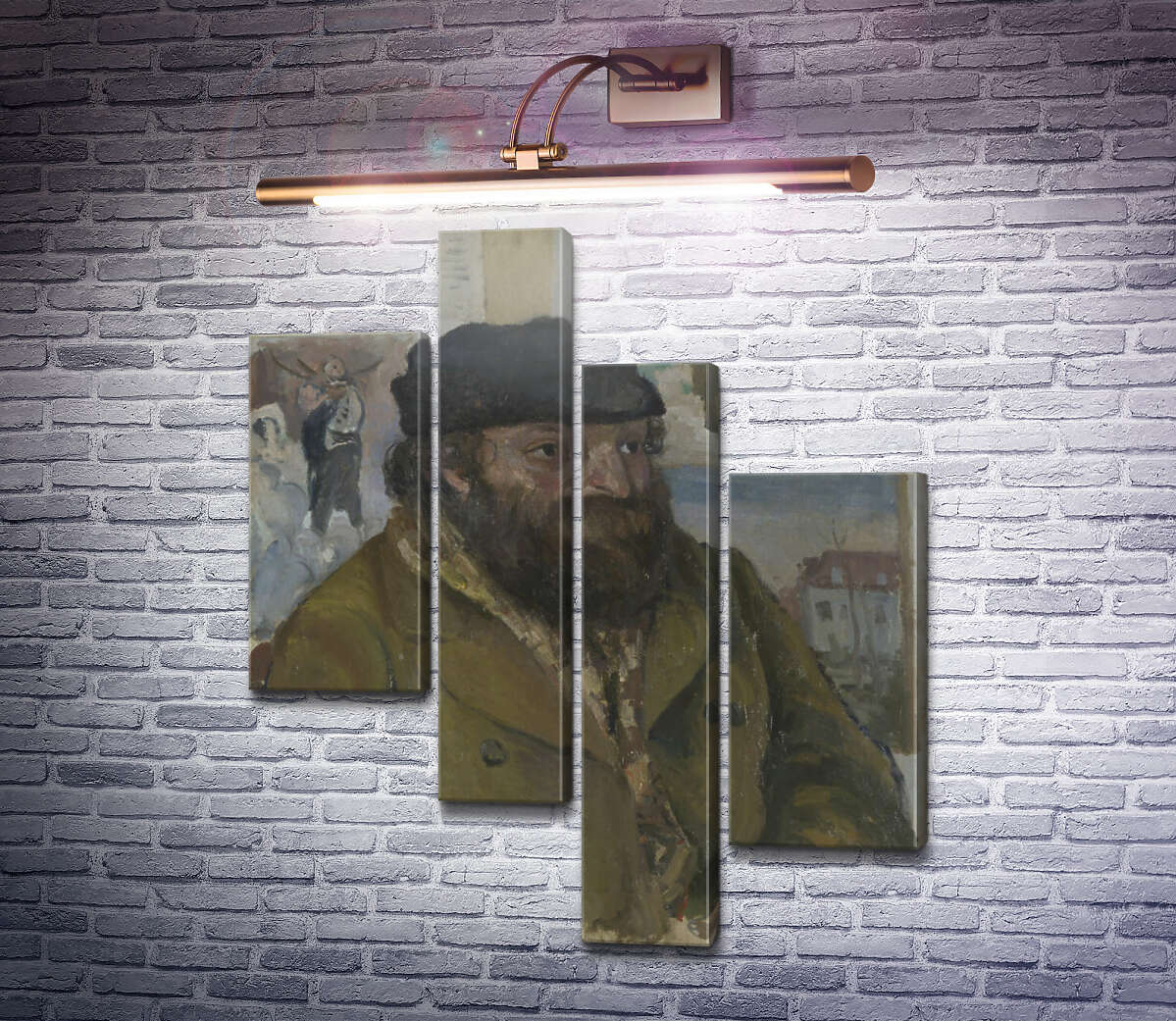 Модульна картина Портрет Сезанна (Модуль №21) Каміль Пісарро Модульна картина Портрет Сезанна (Модуль №21) Каміль Пісарро