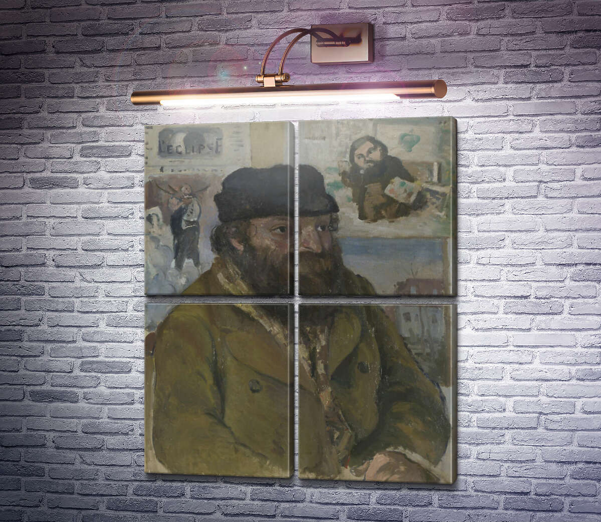 Модульная картина Портрет Сезанна (Модуль №25) Камиль Писсарро Модульная картина Портрет Сезанна (Модуль №25) Камиль Писсарро
