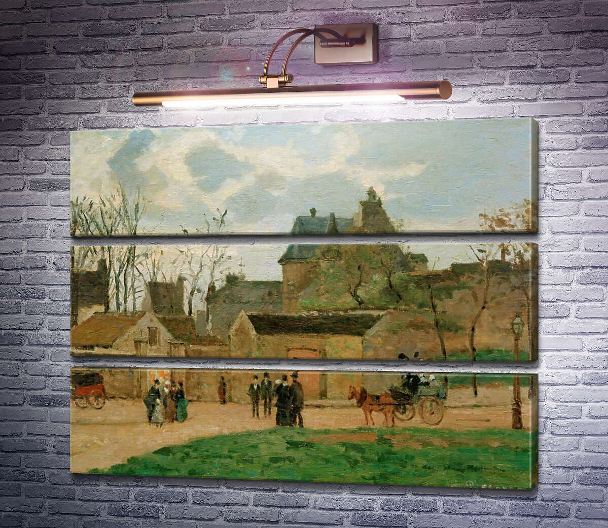 Модульна картина Будівля суду в Понтуазі (Модуль №15) Каміль Пісарро