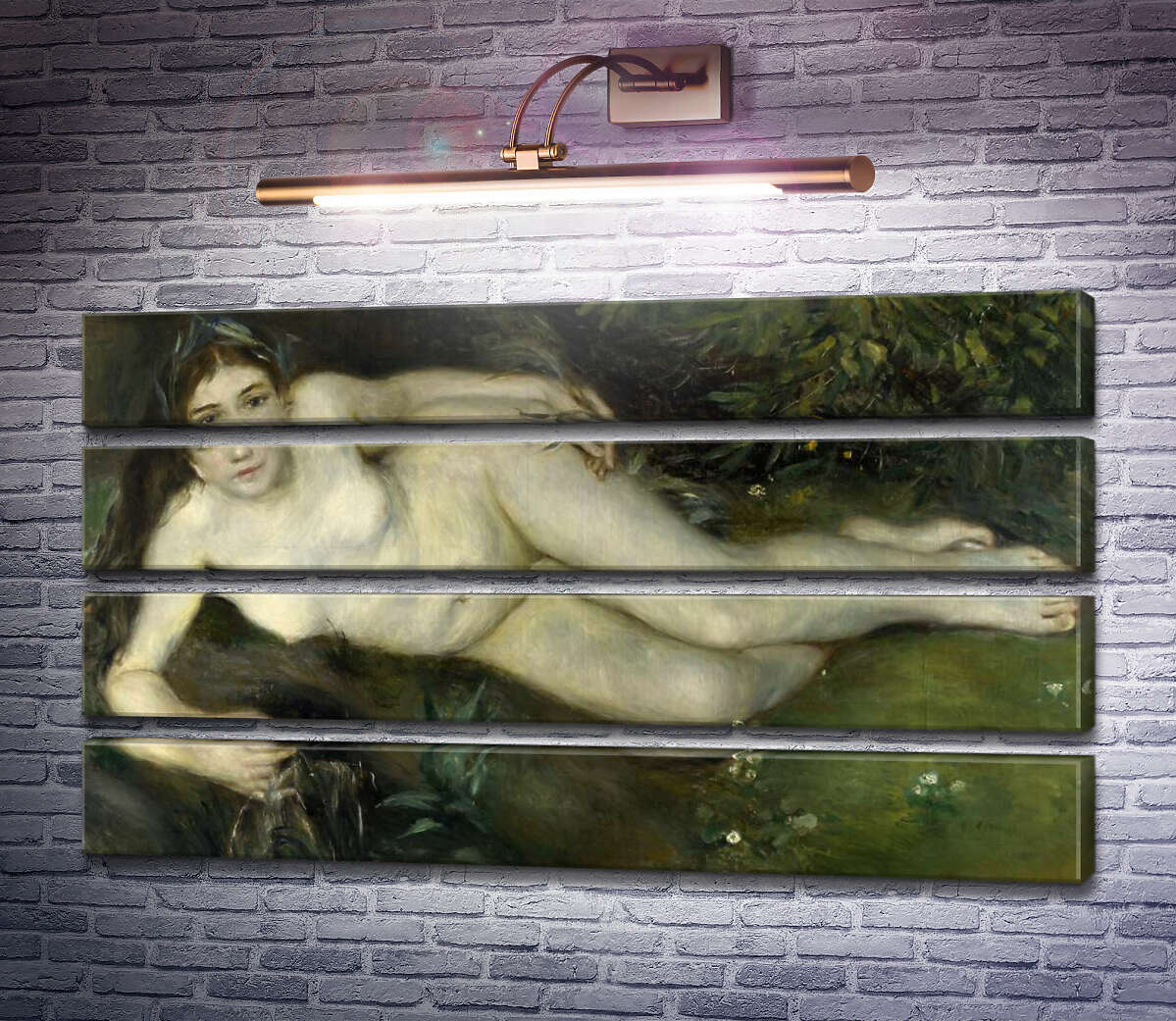 Модульная картина Нимфа у источника (Модуль №22) Пьер Огюст Ренуар