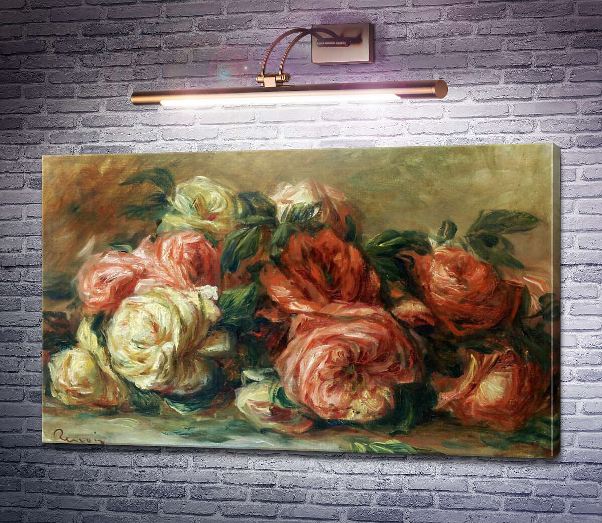 Картина Троянди П'єр Огюст Ренуар