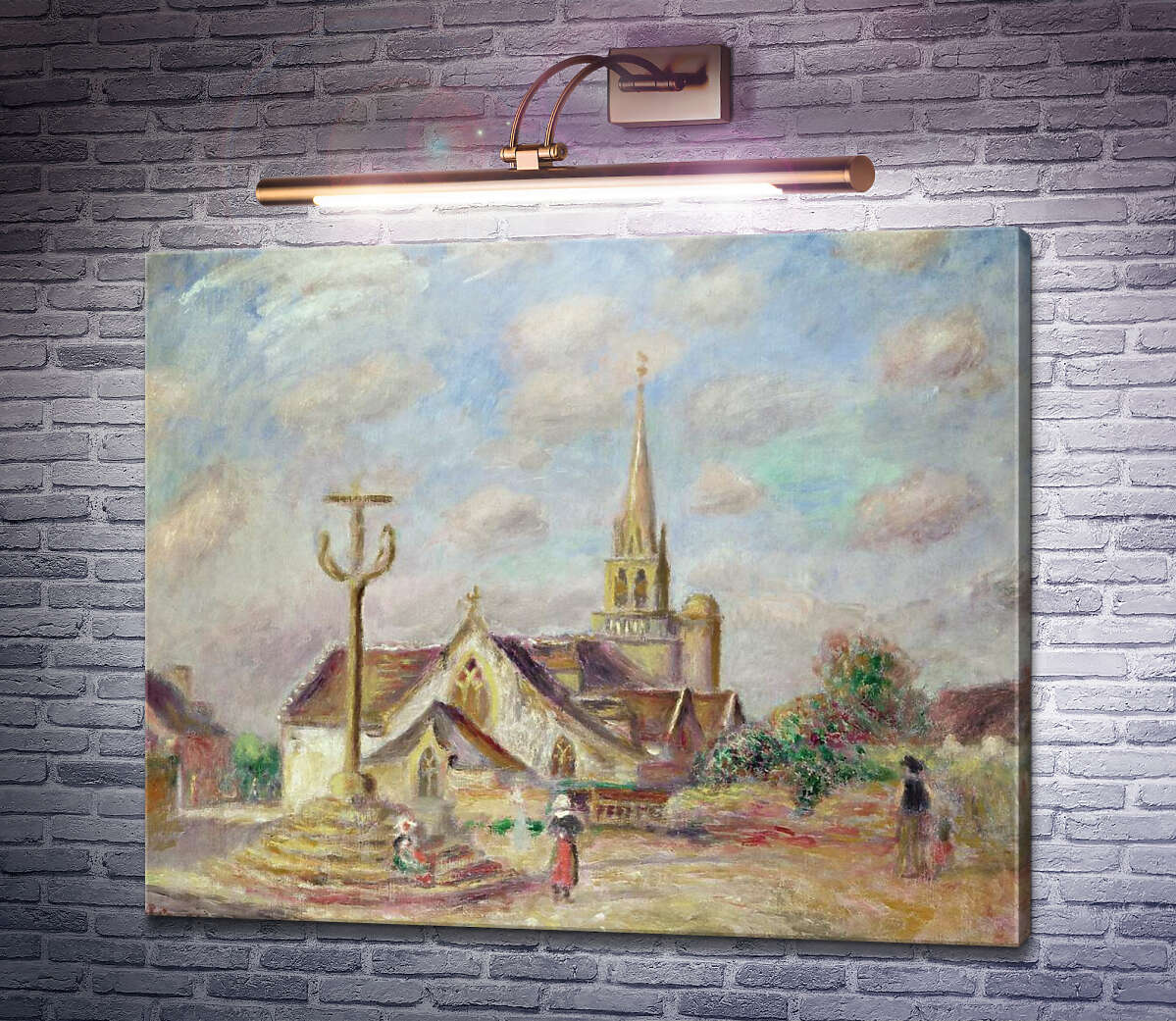 Картина Церковь в Понт-Авене Пьер Огюст Ренуар