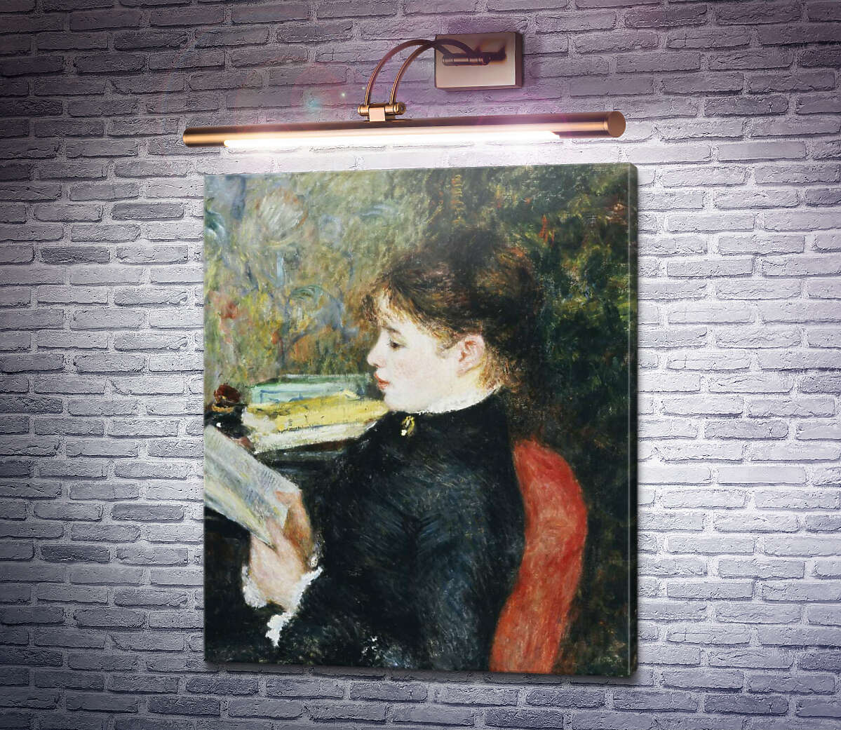 Картина Читаюча жінка П'єр Огюст Ренуар