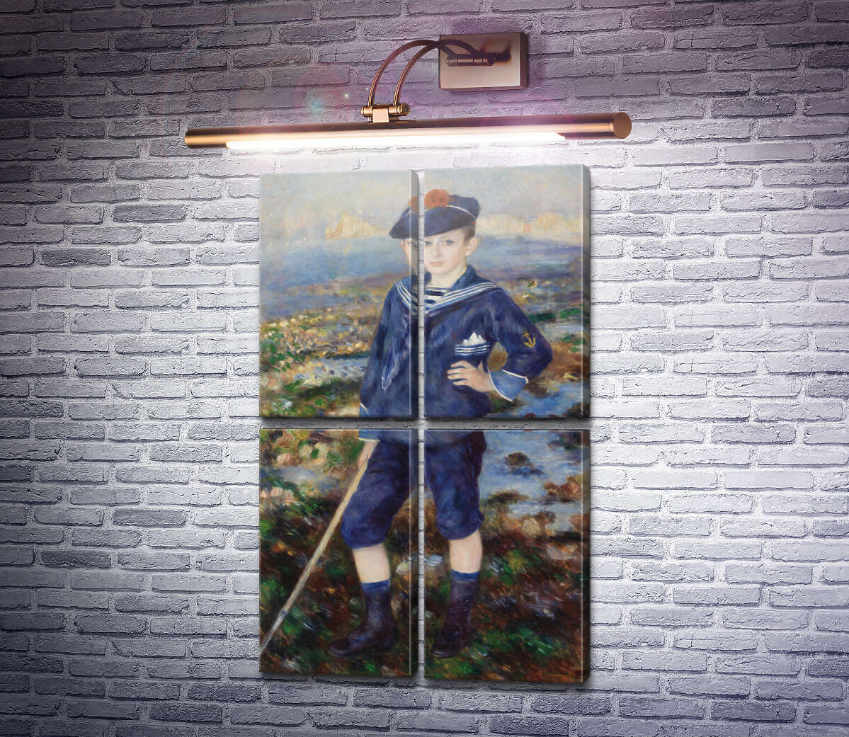 Модульна картина Морячок (Портрет Робера Нюнеса) (Модуль №25) П'єр Огюст Ренуар Модульна картина Морячок (Портрет Робера Нюнеса) (Модуль №25) П'єр Огюст Ренуар