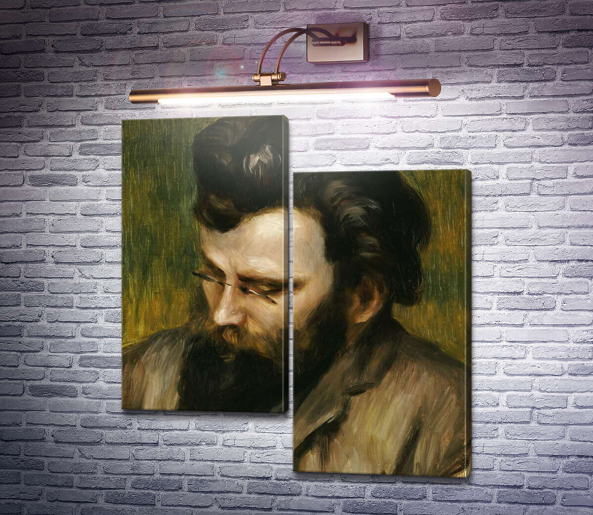 Модульна картина Портрет Клода Тераса, французького композитора оперет (Модуль №9) П'єр Огюст Ренуар