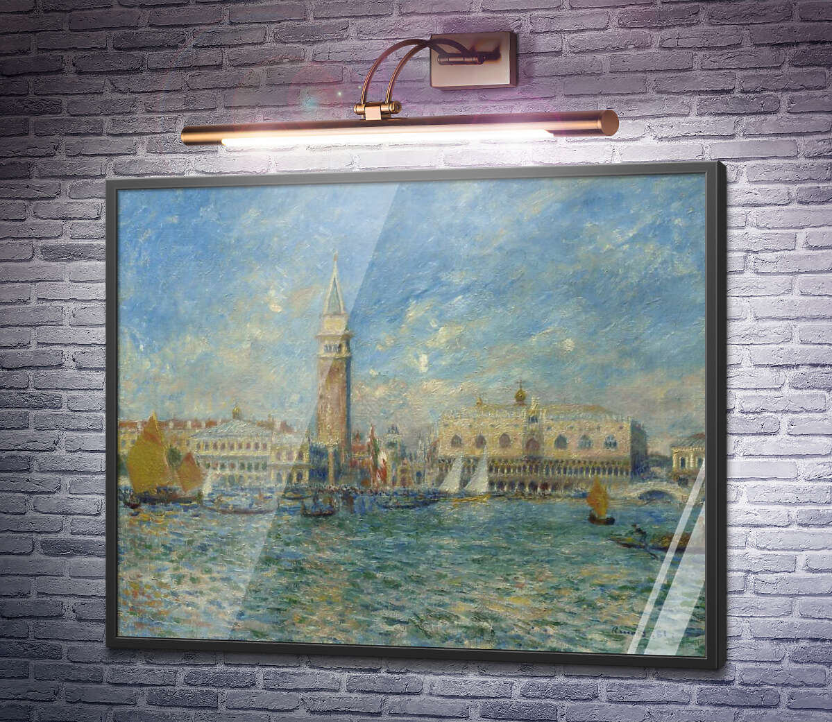 Постер Палац дощів у Венеції П'єр Огюст Ренуар