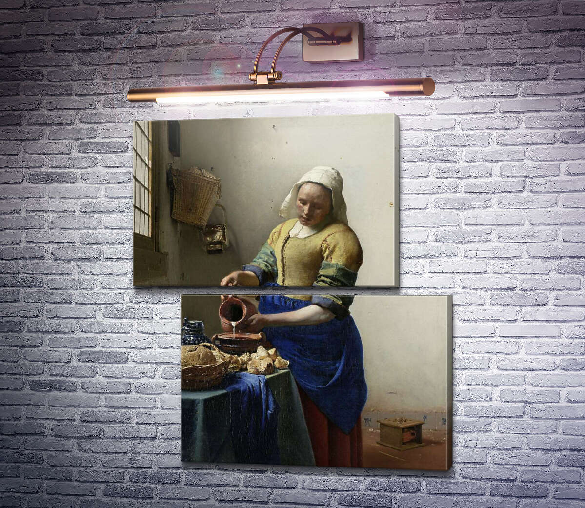 Модульна картина Молочниця (Модуль №8) Ян Вермеєр
