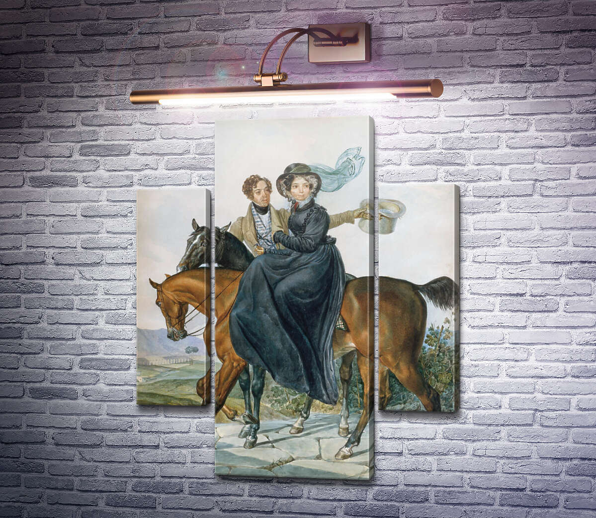 Модульна картина Портрет К. А. і М. Я. Наришкіних (Модуль №5) Карл Брюллов